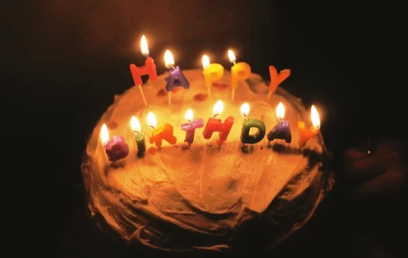 Birthday Picture with cake