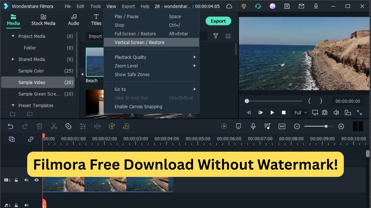 Filmora Free Download Without Watermark!